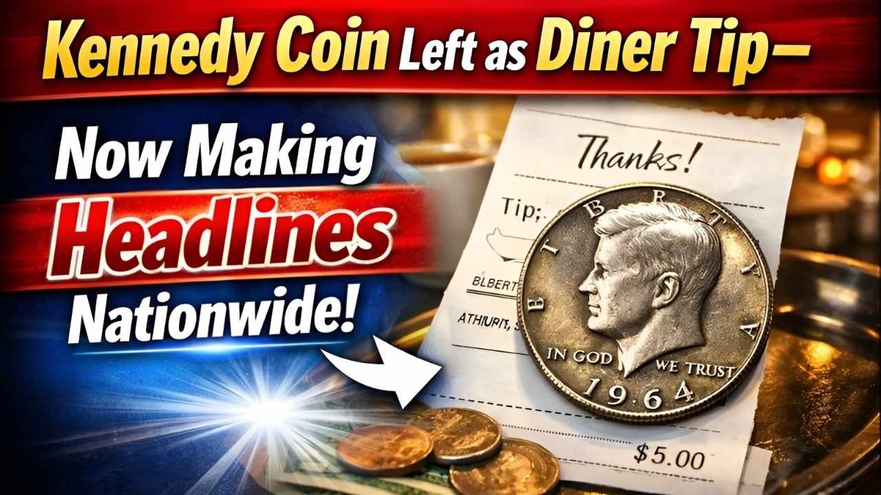 Kennedy Coin Left as Diner Tip – Now Making Headlines Nationwide